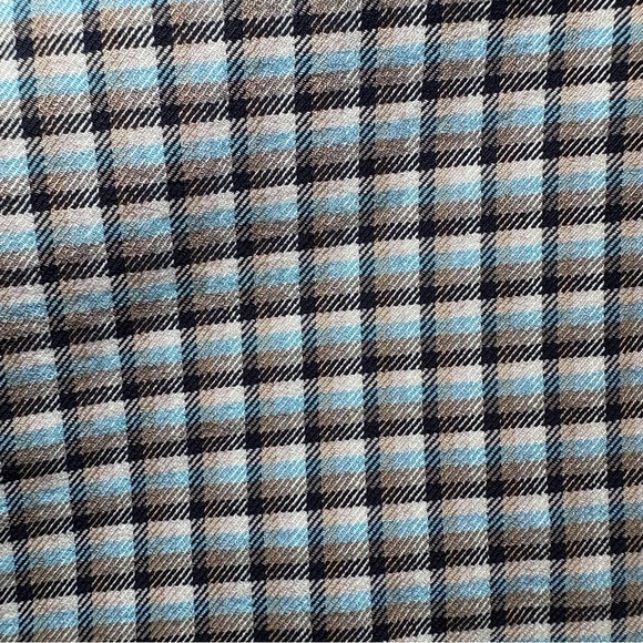 THEORY Trecca Skinny Straight Stretch Pants Checkered Blue 6 - Picture 5 of 9